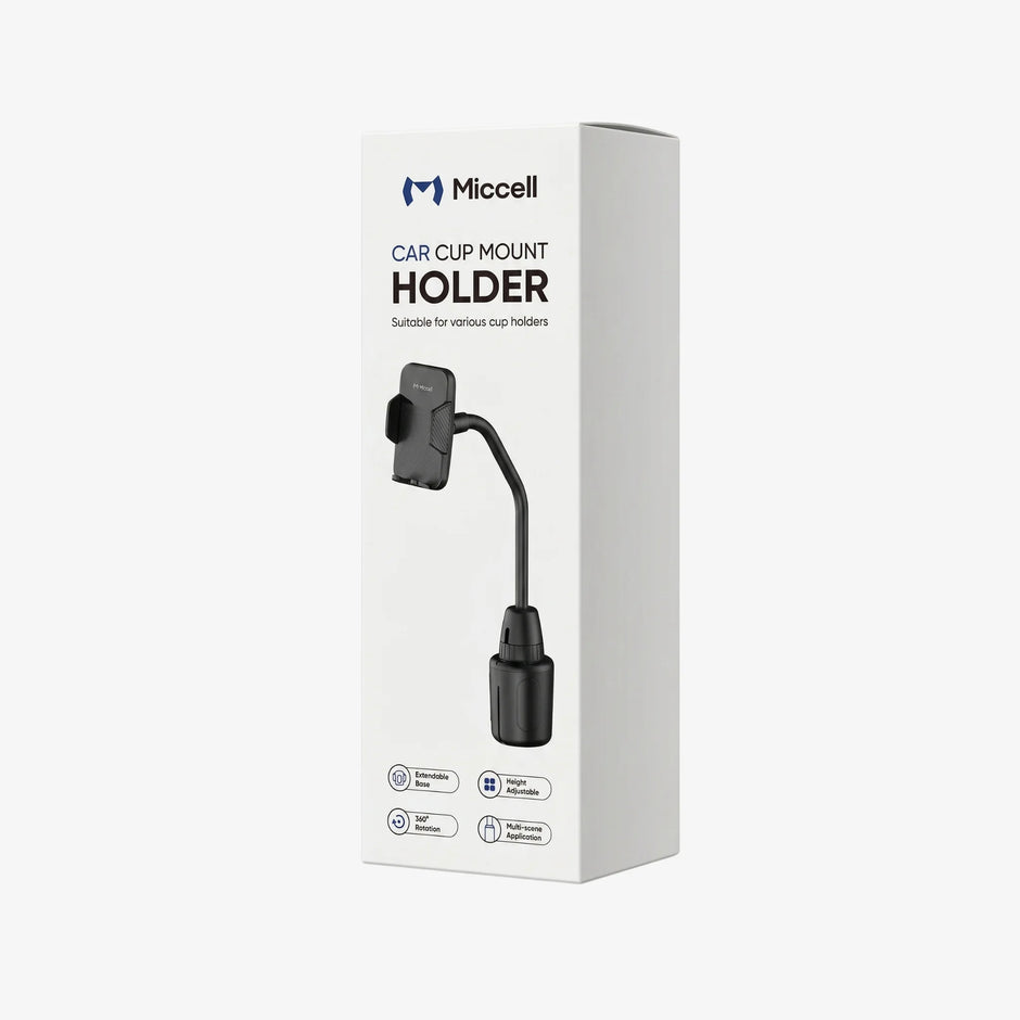 Holder Porta Celular para Posavasos de Carro Miccell Base Extensible