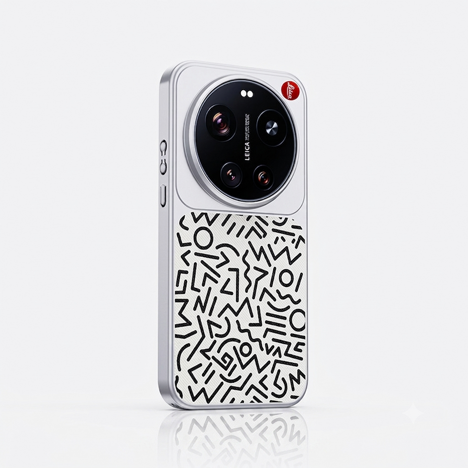 Case Jungla de piel Colorida Xiaomi 17 Ultra | Graffiti Blanco
