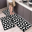 Alfombra de Estilo Moderno para Cocina, Baño y Más - Set 2 en 1 Calle Lima 51