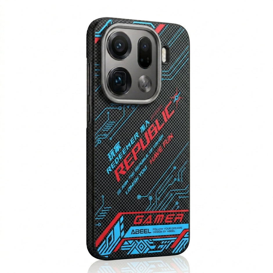Case Carbono Deluxe 6D Oppo Find X9 Pro | Redeemer Edition
