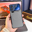 Case Carbono Camshield Honor Magic 8 Pro | Gris Plateado