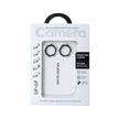 Protector de Lente de Camara honor 600 | Marco Plateado