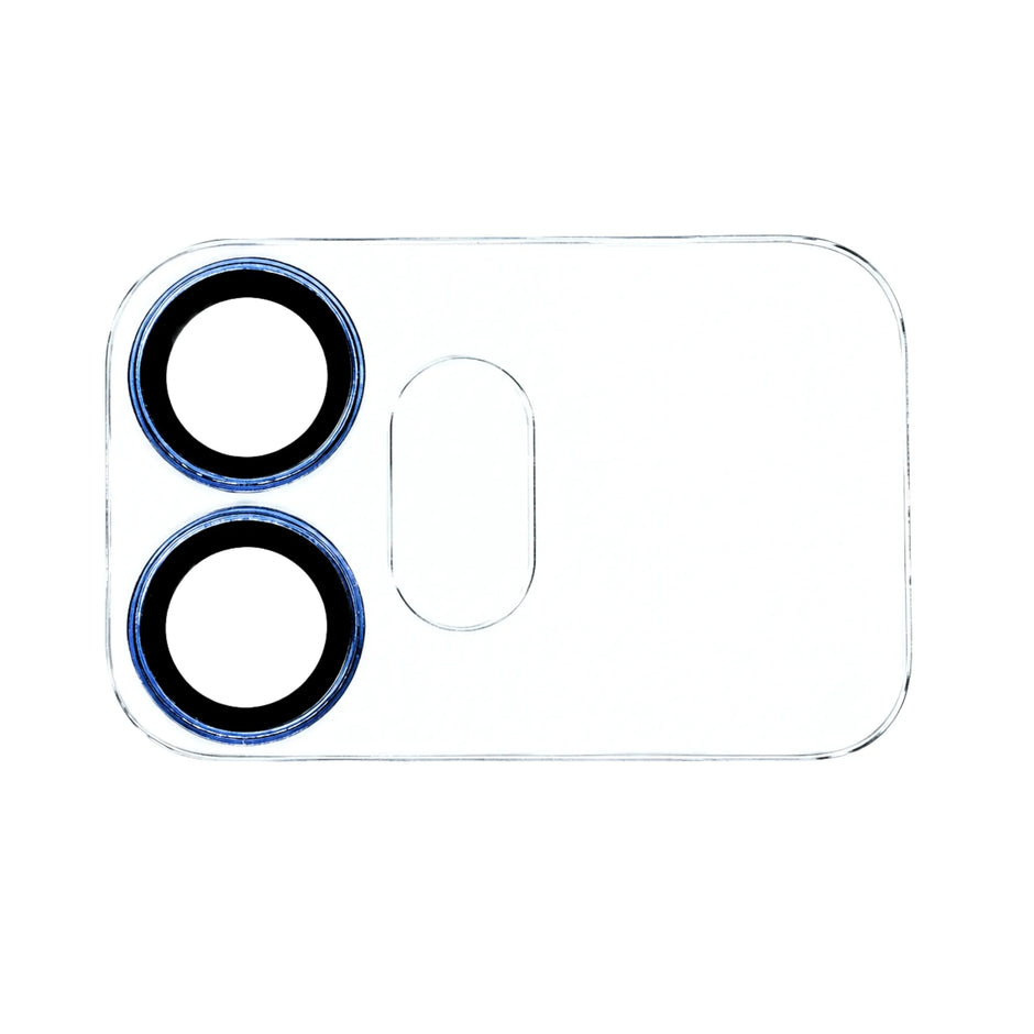 Protector de Lente de Camara honor 600 | Marco Azul