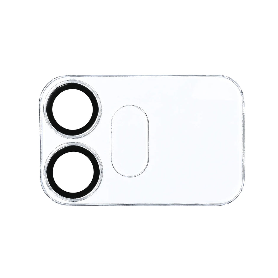 Protector de Lente de Camara honor 600 | Marco Plateado