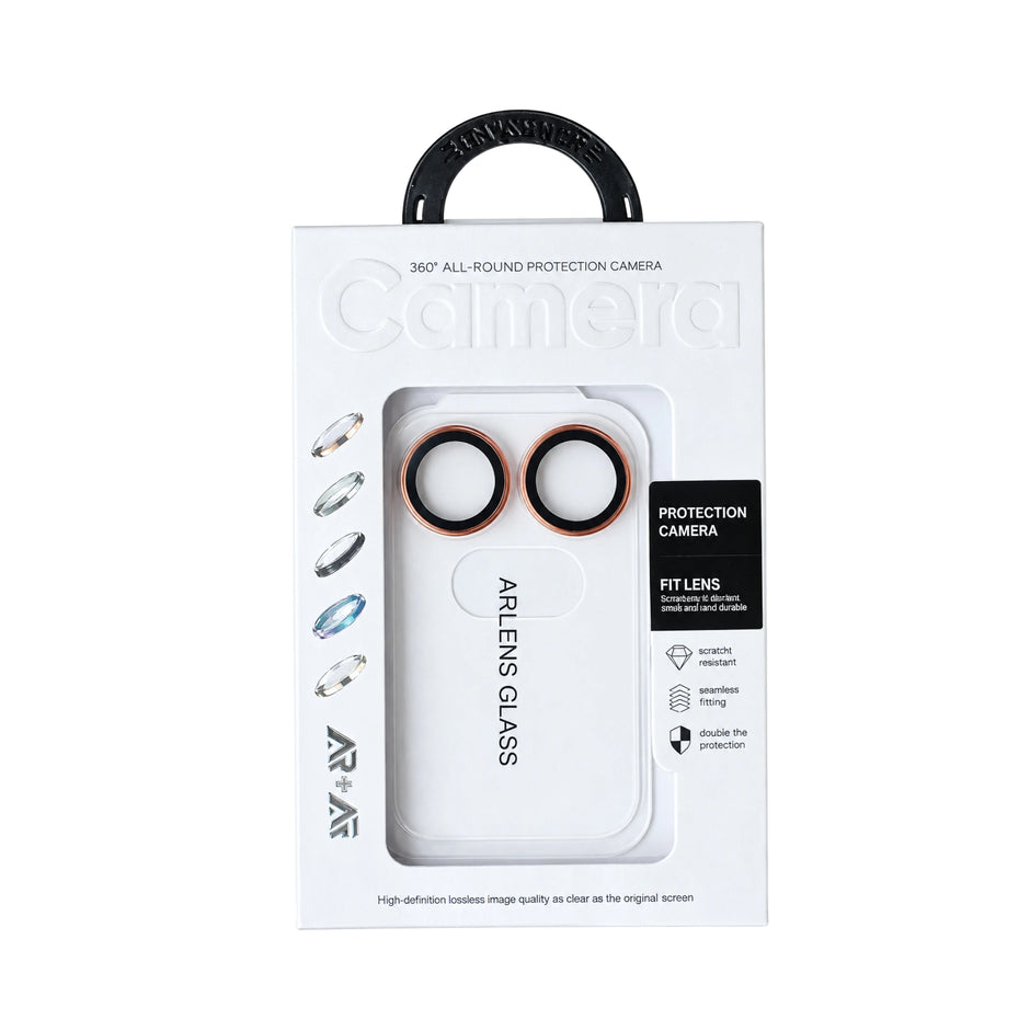 Protector de Lente de Camara honor 600 | Marco Naranja
