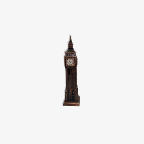 Estatua de bronce antiguo Big Ben, estilo europeo, estatuilla de Metal, decoración del hogar