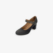 Zapatos De Gamuza sintética punta redonda con Pega Pega