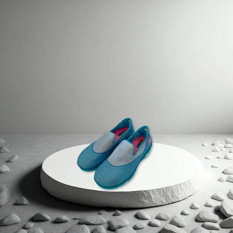 Zapatillas deportivas sin Pasador para Mujer color Turquesa