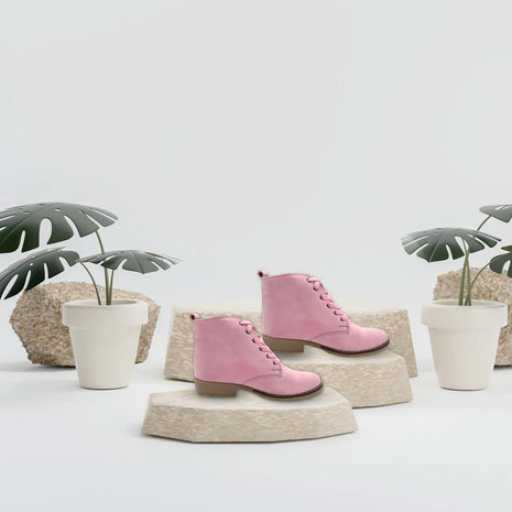 Botines Con Pasador de Gamuza para Mujer