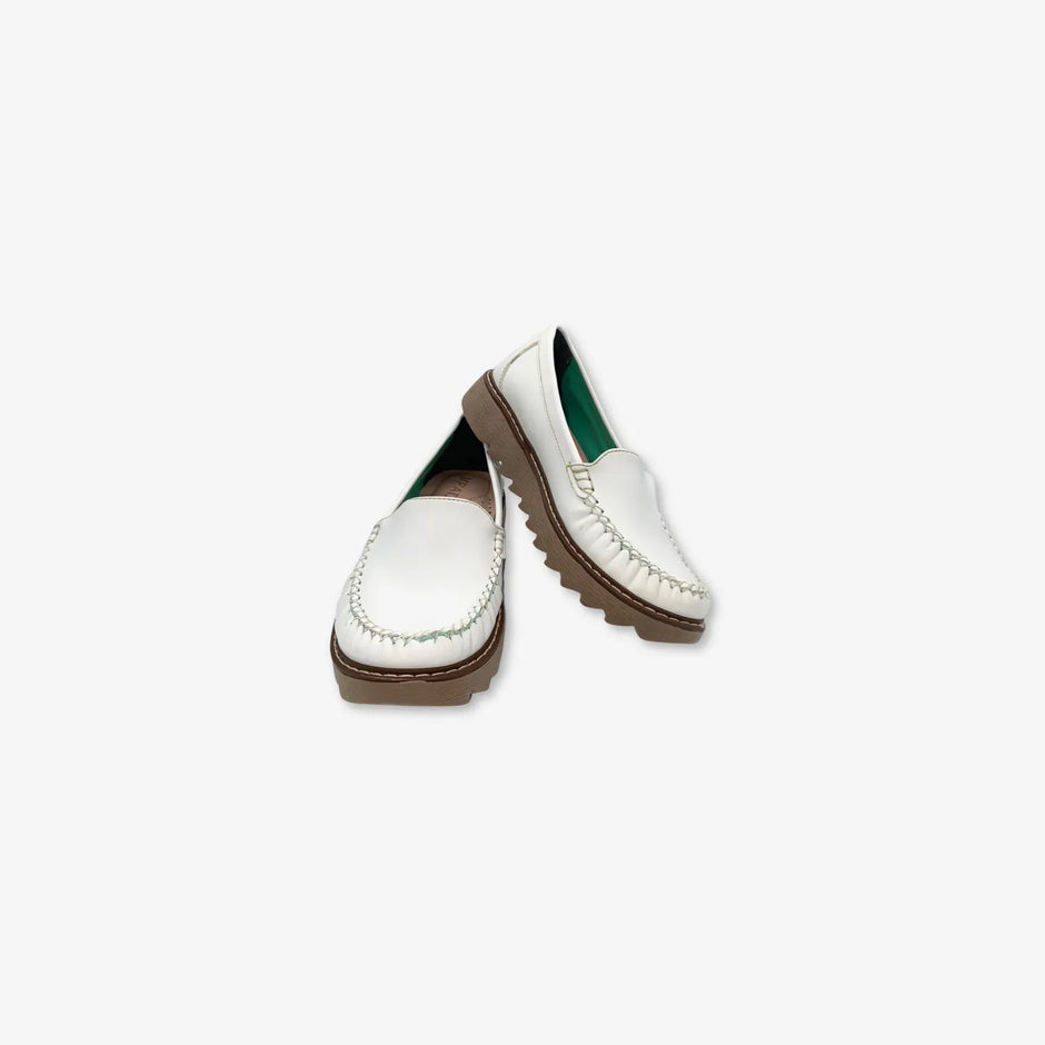 Zapatos Mocasines casuales para mujer Blancos