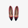 Tacones Charol para mujer de punta y tacón negro