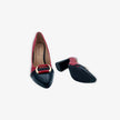 Tacones Charol para mujer de punta y tacón negro