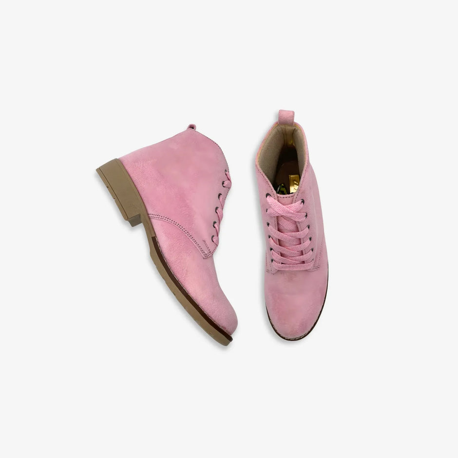 Botines Con Pasador de Gamuza para Mujer