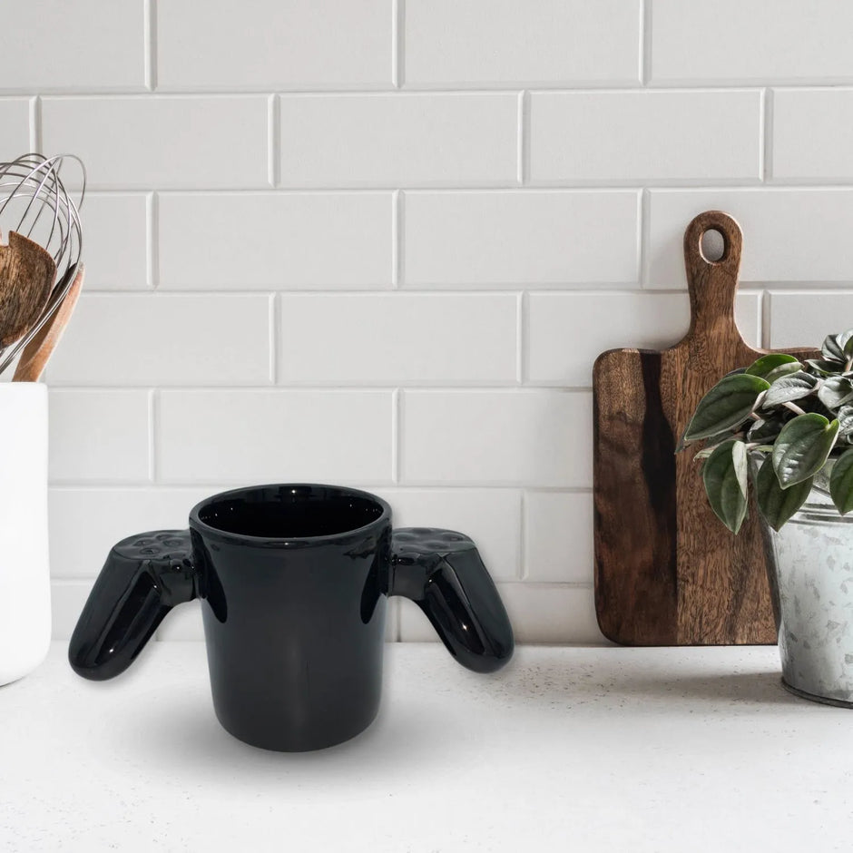 Taza de café Game Over, con diseño mando de consola ,Taza de cerámica