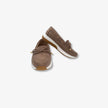 Zapatos para mujer con Detalle pasador Gamuza color Niu Oscuro