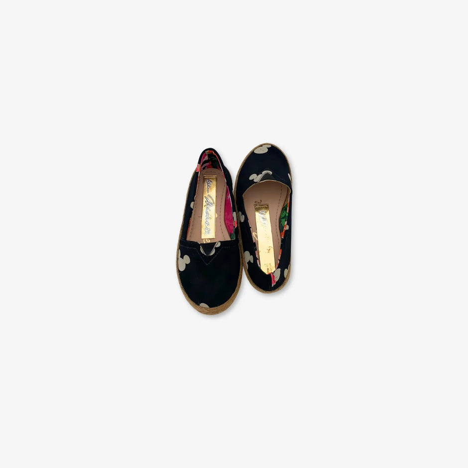 Zapatos Mocasin para niñas con diseño de Mickey