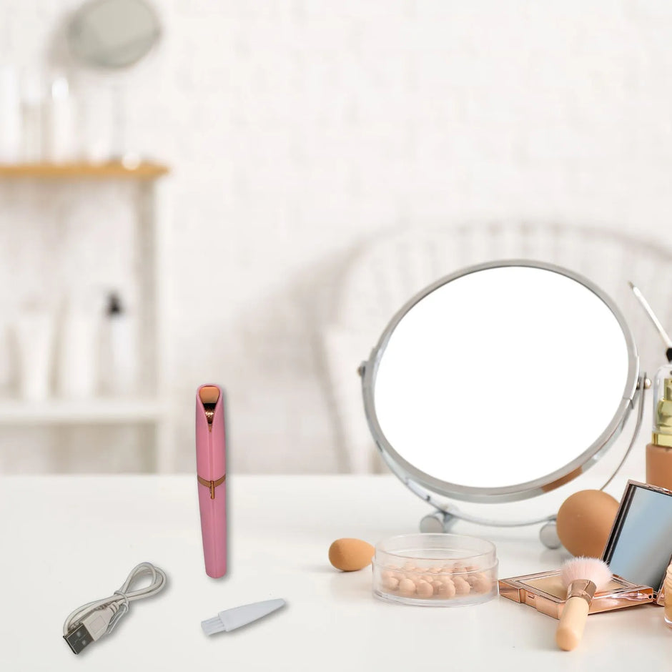 Depiladora de cejas eléctrico portátil,  eliminador de cejas indoloro, maquinilla de afeitar, eliminador de vello Facial