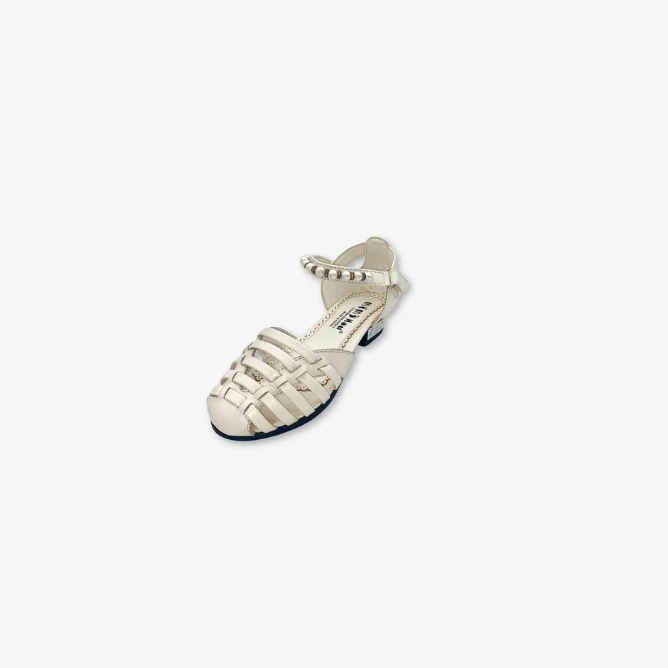 Zapatos canastillas para niña con Detalles