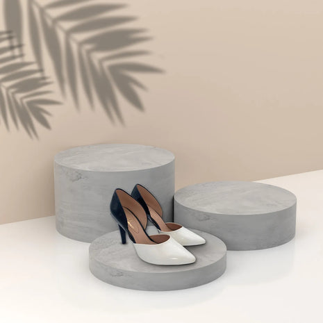 Tacones charoles para mujer doble color en blanco y negro