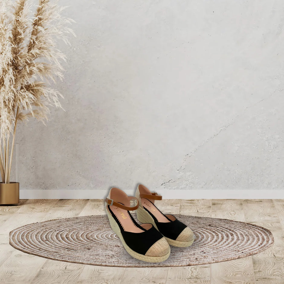 Sandalias de Plataforma para Mujer con Diseño Trenzado
