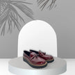 Mocasin Mujer para mujer de Charol Color Vino Fuerte