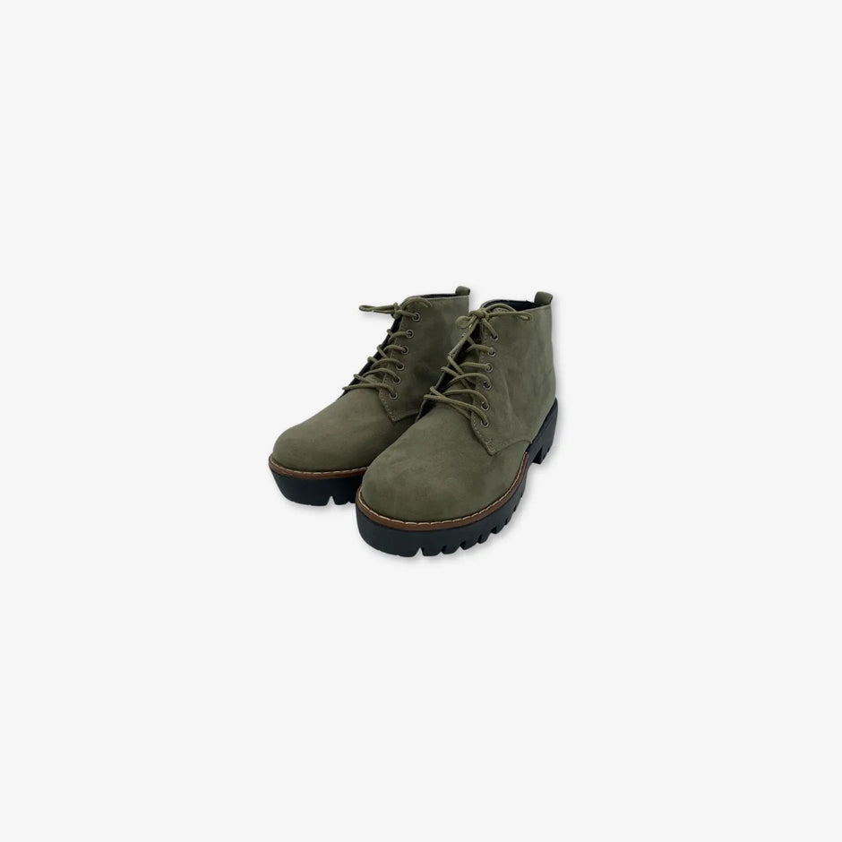 Botines de Gamuza con Pasador y  Plataforma para Mujer