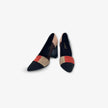 Tacones Multicolor de Gamuza para Mujer