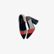 Tacones Multicolor de Gamuza para Mujer