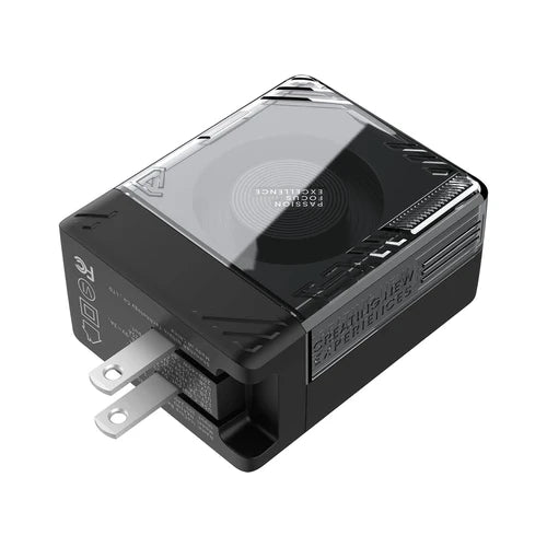 Cargador Nillkin IceCore Retráctil  65W ( Cable Integrado)