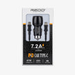 Cigarrera para Auto y Mototaxi REDD 87W Turbo PD | Incluye Cable USB-C a USB-C