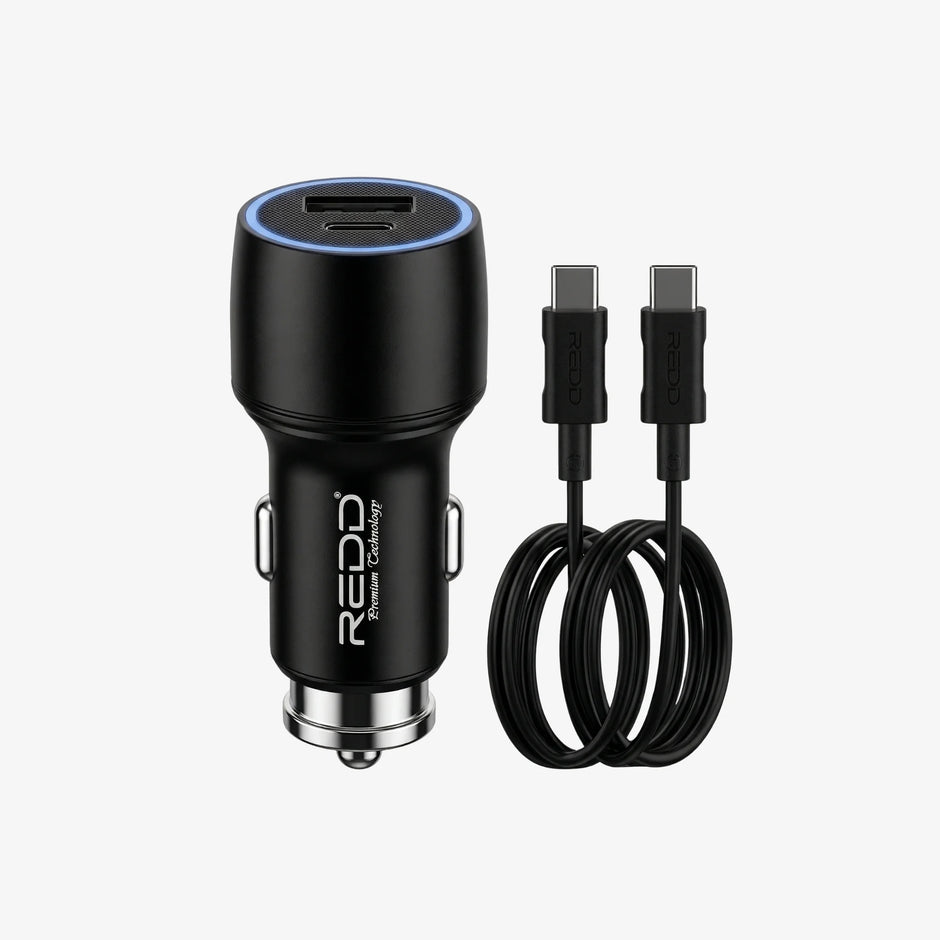 Cigarrera para Auto y Mototaxi REDD 87W Turbo PD | Incluye Cable USB-C a USB-C