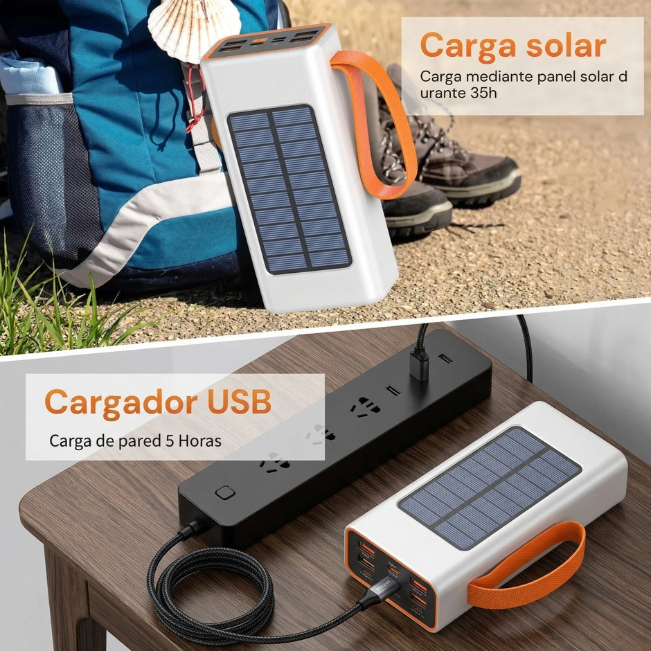 Power Bank 2.1A con Pantalla Digital LED 50000mAh | SANCI