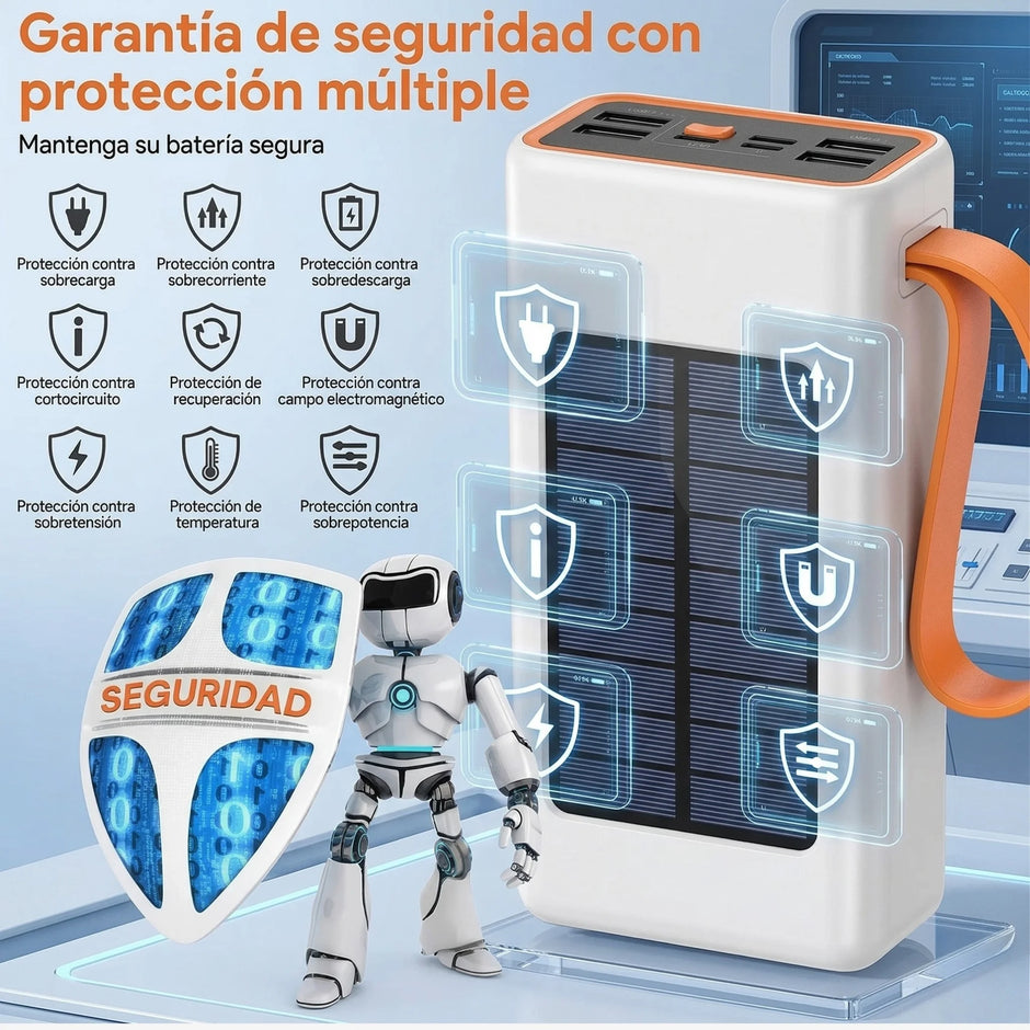 Power Bank 2.1A con Pantalla Digital LED 50000mAh | SANCI