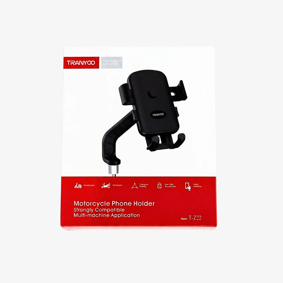 Soporte de Celular para Moto con Bloqueo Automático | TRANYOO