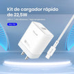 Cargador Rápido 120W Mi Max con Cable USB-A a USB-C | MICCELL