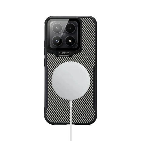 Case Carbono Camshield Xiaomi 17 | Gris Plateado