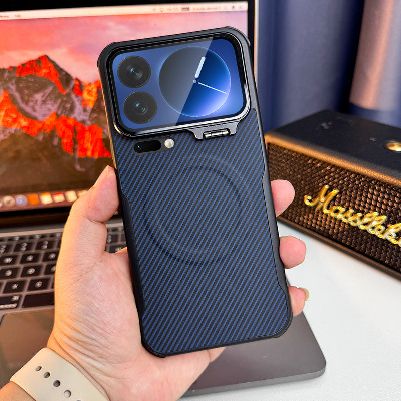 Case Carbono Camshield Honor Magic 8 Pro | Azul Real