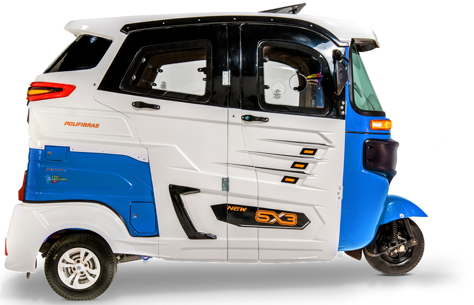 Mototaxi Bajaj 4T RE CROM UG 2026 - Edición Tablero Smart & Cromado Premium