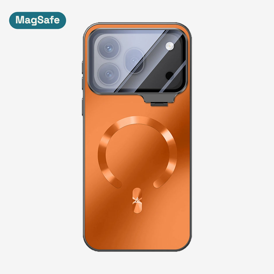 Case CamShield Aura MagSafe Honor 600 / 600 Pro Naranja: funda con protector de cámara
