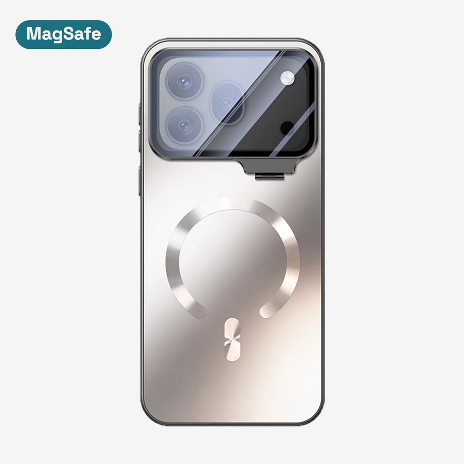 Case CamShield Aura MagSafe Honor 600 / 600 Pro Plata: funda con protector de cámara
