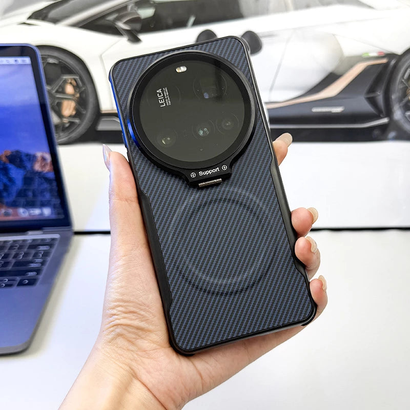 Case Carbono Camshield Xiaomi 14 Ultra | Azul Real