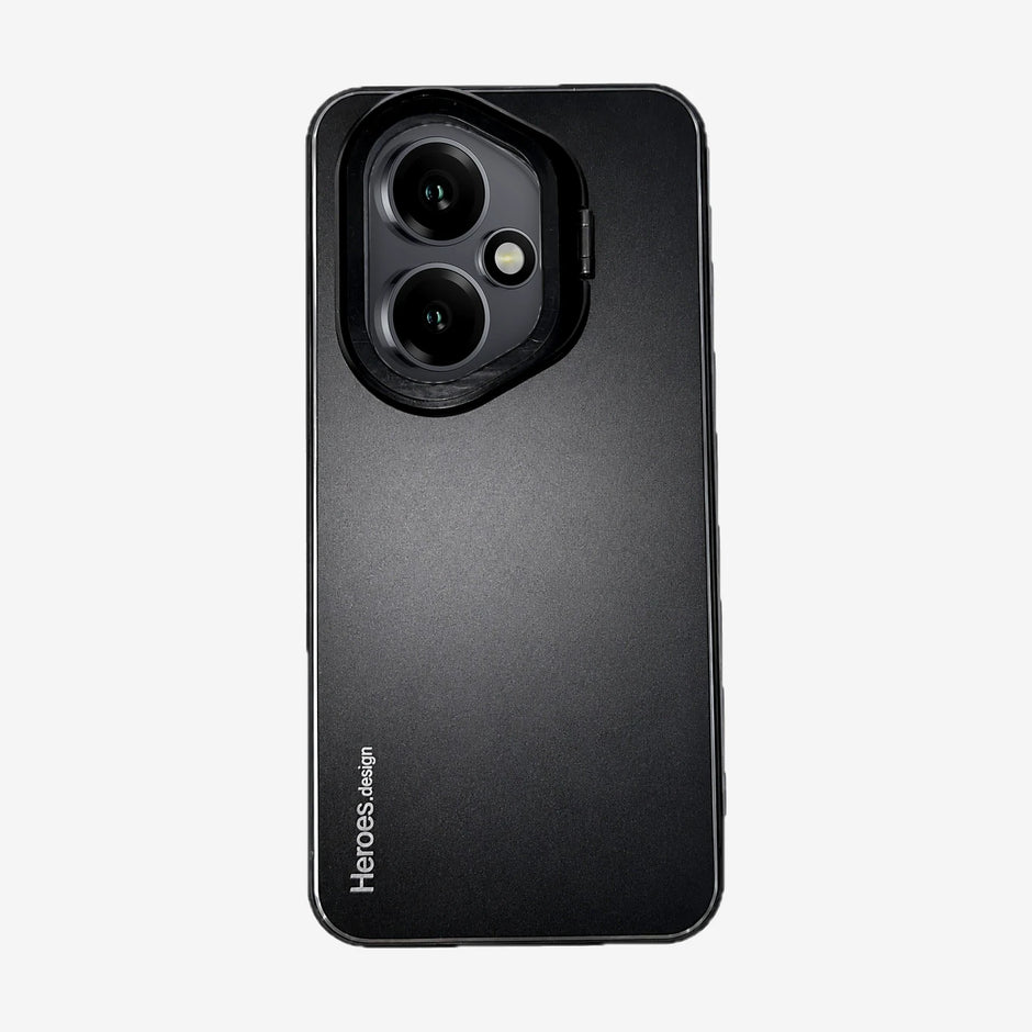 Case CamShield Natural Matte Honor 400 Negro: funda con protector de cámara