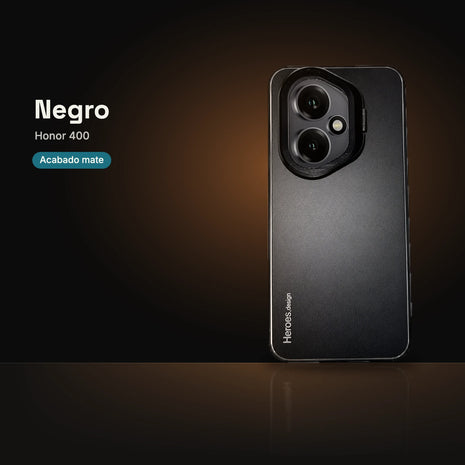CamShield Natural Matte Negro para Honor 400, acabado mate