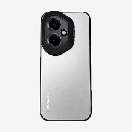 Case CamShield Natural Matte Honor 400 Plateado: funda con protector de cámara