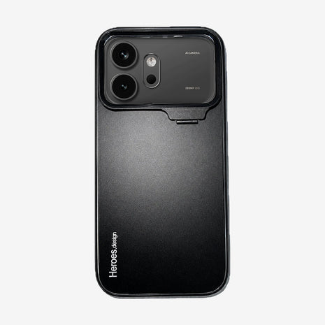 Case CamShield Natural Matte Honor 600 / 600 Pro Negro: funda con protector de cámara