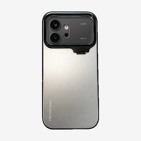 Case CamShield Natural Matte Honor 600 / 600 Pro Plateado: funda con protector de cámara