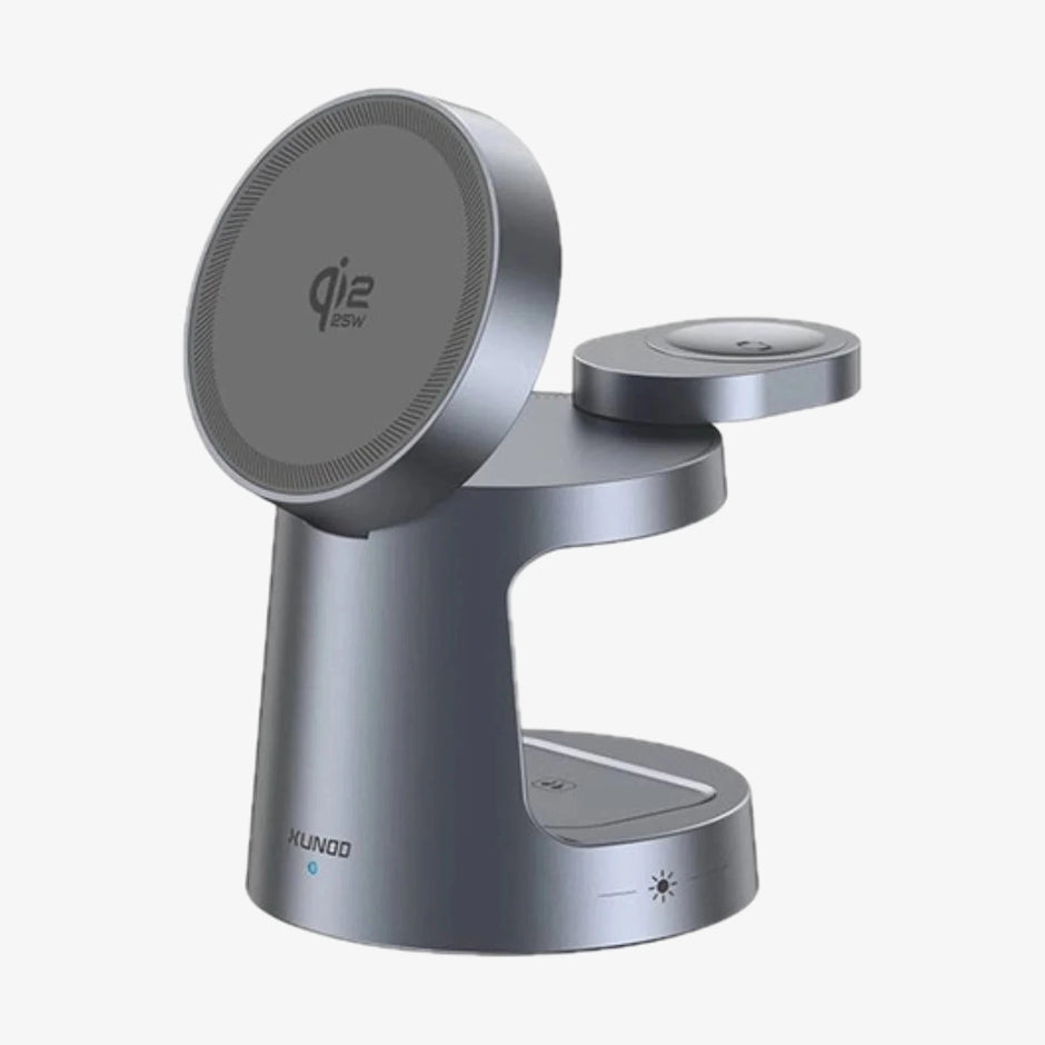 Cargador Inalámbrico Magnético 3 en 1 Xundd Qi2.2 25W