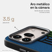 Carbono Deluxe MagSafe: aro metálico elevado que protege la cámara