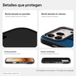 Carbono Deluxe MagSafe: bordes elevados en pantalla y cámara, cortes precisos e interior acolchado