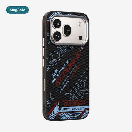 Case Carbono Deluxe MagSafe Honor 600 / 600 Pro Redeemer Edition: funda con imanes MagSafe y diseño tipo carbono